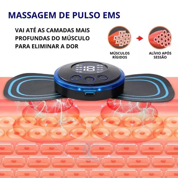 Massageador Elétrico Muscular Ortopédico e Terapêutico MaximRelax® - (Compre 1 Leve 2)